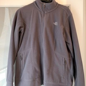 The north face Women’s gray purple fleece XL
